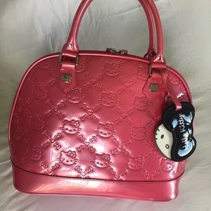 🎀 Hello Kitty Embossed Pink Handbag